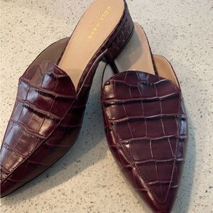 Cole Haan pointy slip ons